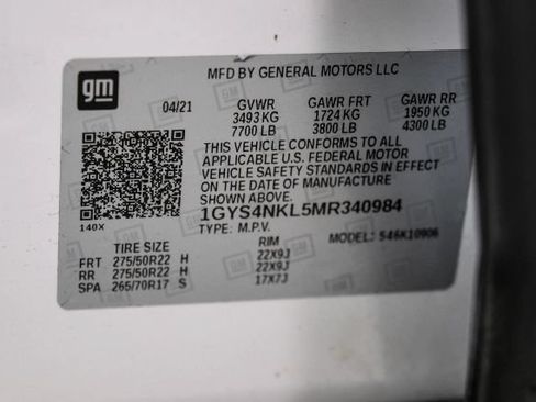 Used 2021 Cadillac Escalade ESV Sport w/ Heavy-Duty Trailer Package AWD/4WD image 77