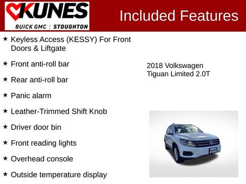 Used 2018 Volkswagen Tiguan Limited w/ Premium Package AWD/4WD image 3