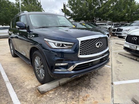 Certified 2021 INFINITI QX80 Luxe w/ Cargo Package RWD image 1