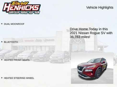 Used 2021 Nissan Rogue SV FWD image 4