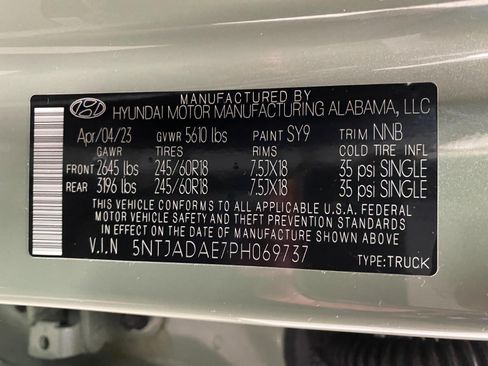 Certified 2023 Hyundai Santa Cruz SE AWD/4WD image 29