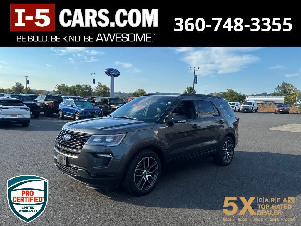 Used 2018 Ford Explorer Sport w/ Equipment Group 401A AWD/4WD image 1