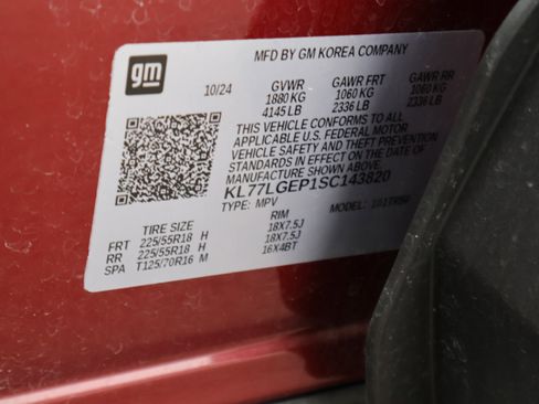 Used 2025 Chevrolet Trax RS w/ Sunroof Package image 43