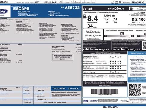 Used 2023 Ford Escape Active AWD/4WD image 24