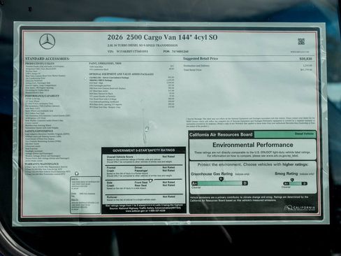 New 2026 Mercedes-Benz Sprinter 2500 image 21