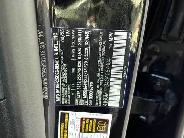 Certified 2025 Mercedes-Benz EQE 350+ 4MATIC SUV w/ AMG Line Exterior Package image 36