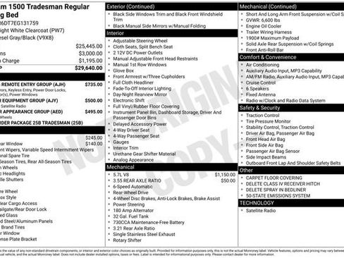 Used 2014 RAM 1500 Tradesman w/ Power & Remote Entry Group RWD image 24