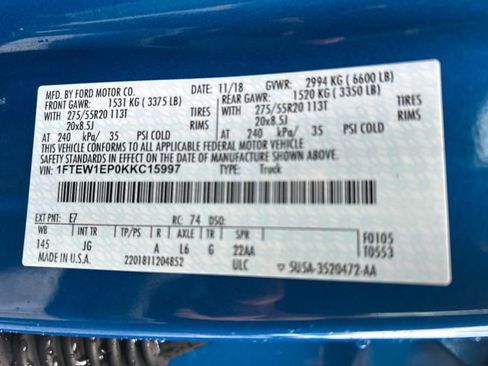 Certified 2019 Ford F150 XL w/ Equipment Group 101A Mid image 26