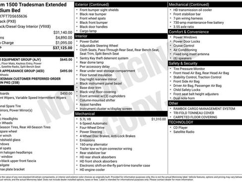Used 2013 RAM 1500 Tradesman w/ Popular Equipment Group image 3