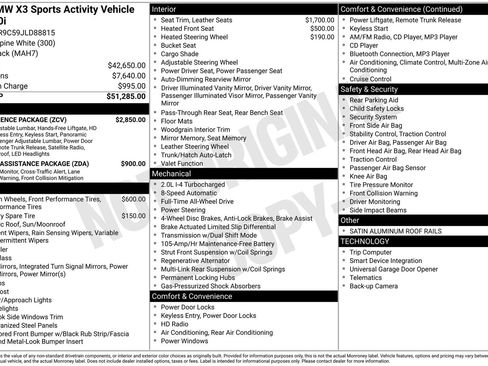 Used 2018 BMW X3 xDrive30i w/ Convenience Package image 42