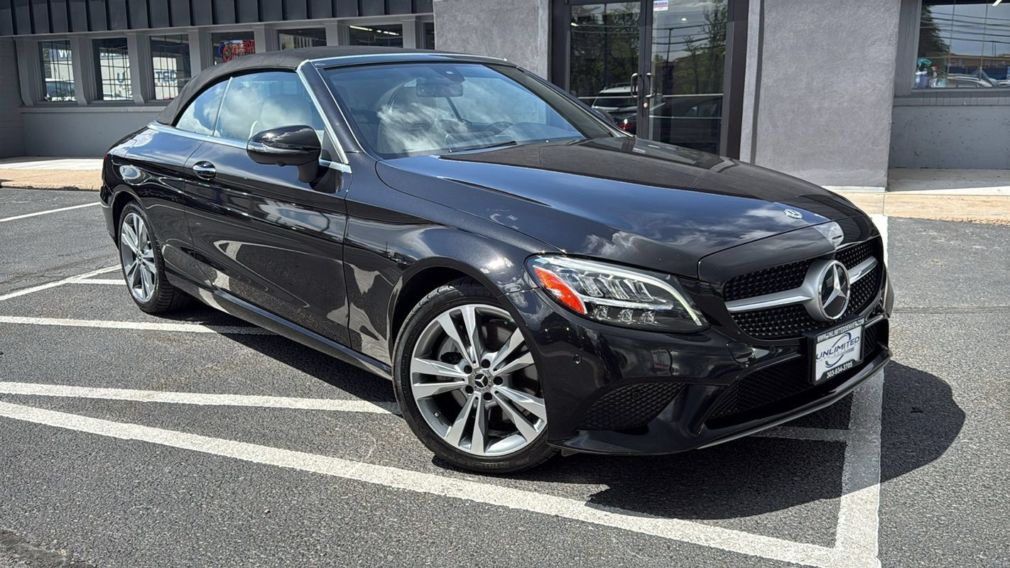 Used 2020 Mercedes-Benz C 300 4MATIC Cabriolet w/ Parking Assistance Package image 1