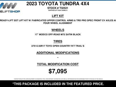 Used 2023 Toyota Tundra SR5 w/ TRD Off-Road Premium Package image 2