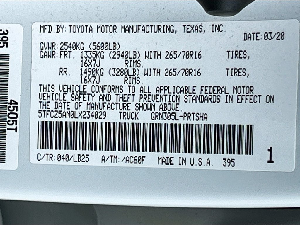 Used 2020 Toyota Tacoma TRD Pro AWD/4WD image 33