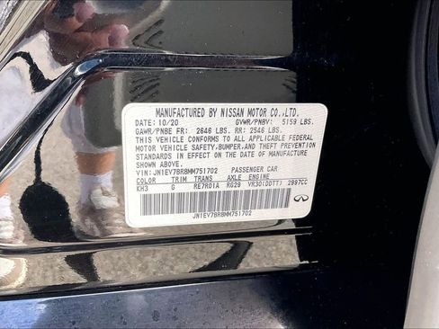 Used 2021 INFINITI Q50 Luxe w/ Cargo Package image 34