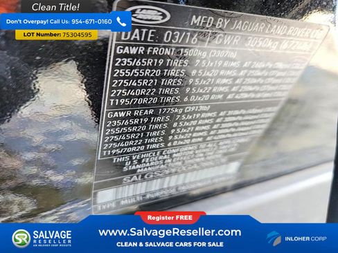 Used 2016 Land Rover Range Rover HSE AWD/4WD image 17