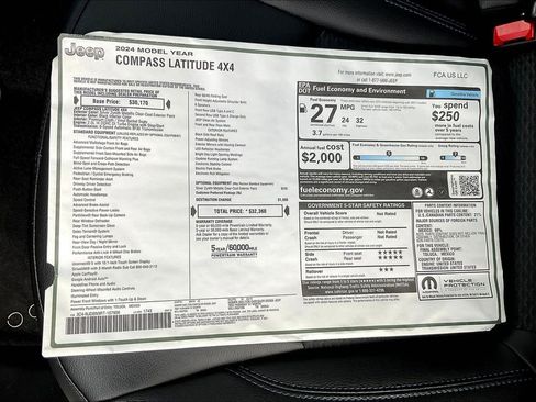 New 2024 Jeep Compass Latitude image 14
