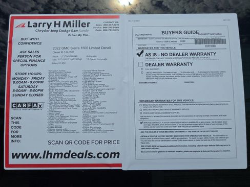 Used 2022 GMC Sierra 1500 Denali w/ Denali Premium Package AWD/4WD image 35
