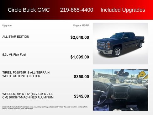 Used 2014 Chevrolet Silverado 1500 LT w/ All Star Edition AWD/4WD image 3