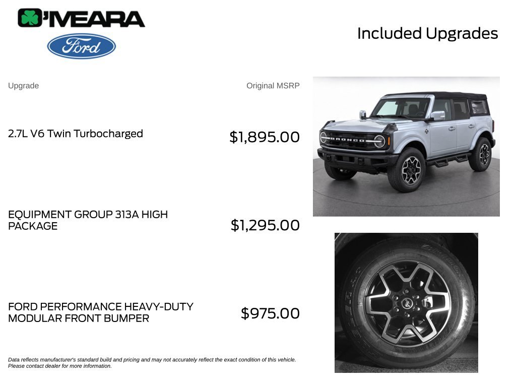 Used 2023 Ford Bronco Outer Banks AWD/4WD image 4