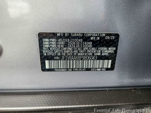 Certified 2023 Subaru WRX AWD/4WD image 21