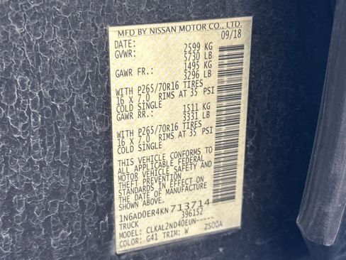 Used 2019 Nissan Frontier SV image 27