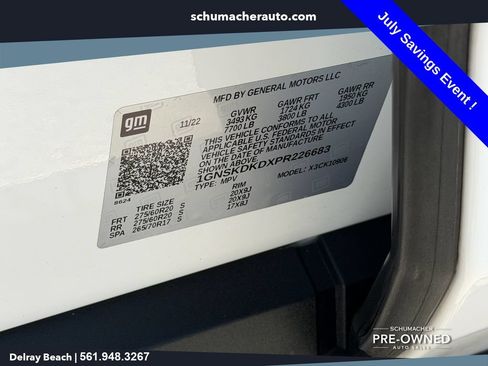 Used 2023 Chevrolet Suburban Z71 w/ Max Trailering Package AWD/4WD image 19
