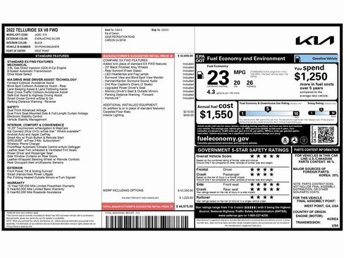 Used 2022 Kia Telluride SX image 2