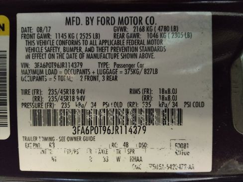 Used 2018 Ford Fusion SE w/ Fusion SE Technology Package AWD/4WD image 33