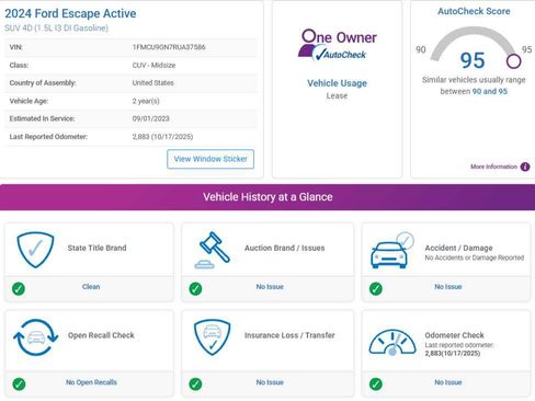 Used 2024 Ford Escape Active w/ Tech Pack #1 AWD/4WD image 4