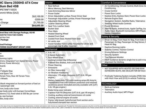 Used 2022 GMC Sierra 2500 AT4 image 2