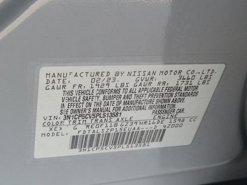Certified 2023 Nissan Kicks SV FWD image 32