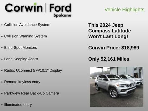 Used 2024 Jeep Compass Latitude image 6