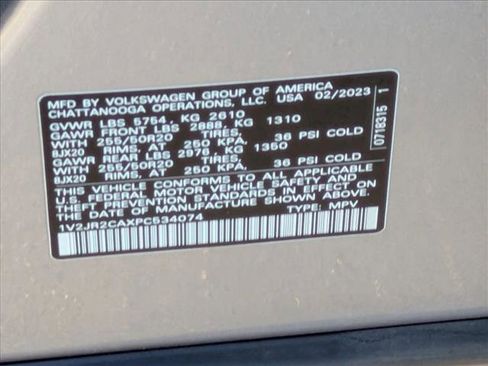 Used 2023 Volkswagen Atlas SE w/ Panoramic Sunroof Package image 28