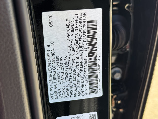 New 2026 Honda Accord Sport image 28