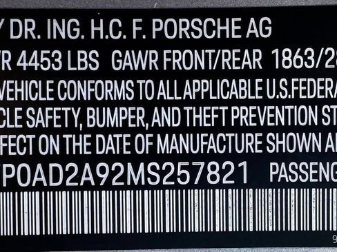 Certified 2021 Porsche 911 Turbo S AWD/4WD image 36