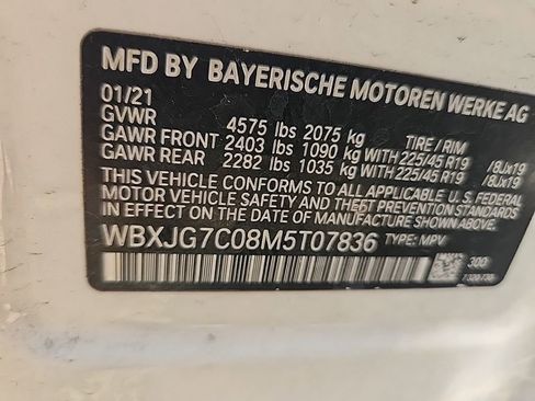 Used 2021 BMW X1 sDrive28i FWD image 8
