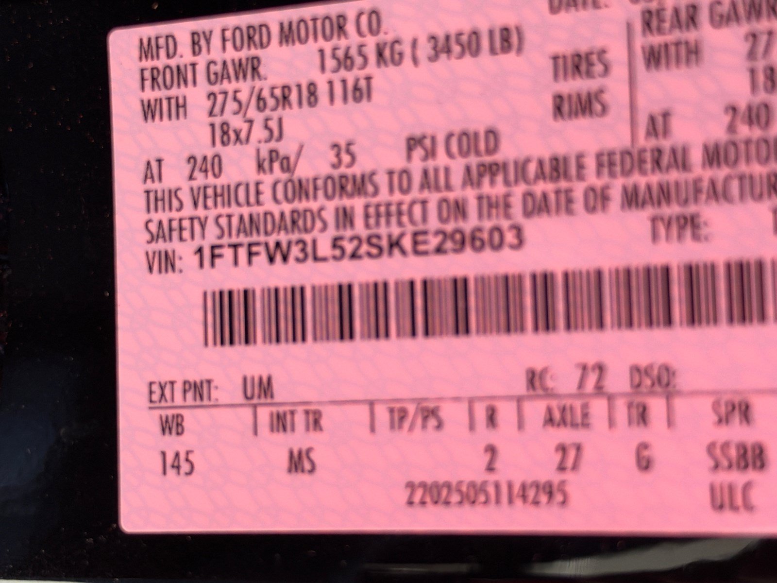 Used 2025 Ford F150 XLT w/ Equipment Group 301A Standard AWD/4WD image 30
