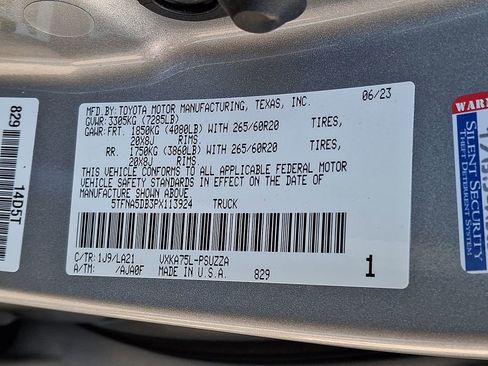 Used 2023 Toyota Tundra Platinum AWD/4WD image 29