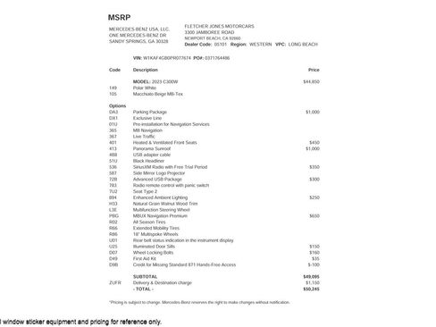 Used 2023 Mercedes-Benz C 300 Sedan image 3