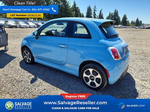Used 2015 FIAT 500 e FWD image 3