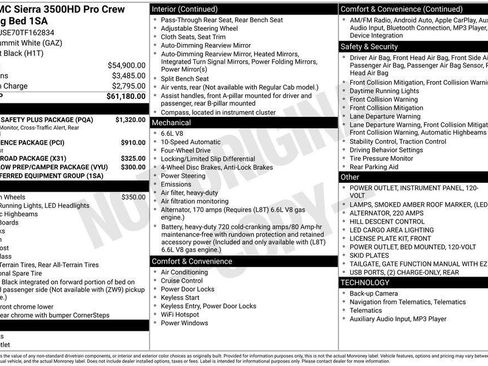New 2026 GMC Sierra 3500 Pro w/ 1SA Pro Safety Plus Package AWD/4WD image 4