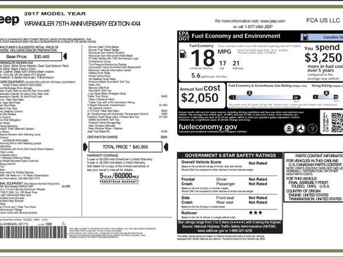 Used 2017 Jeep Wrangler Sahara image 58