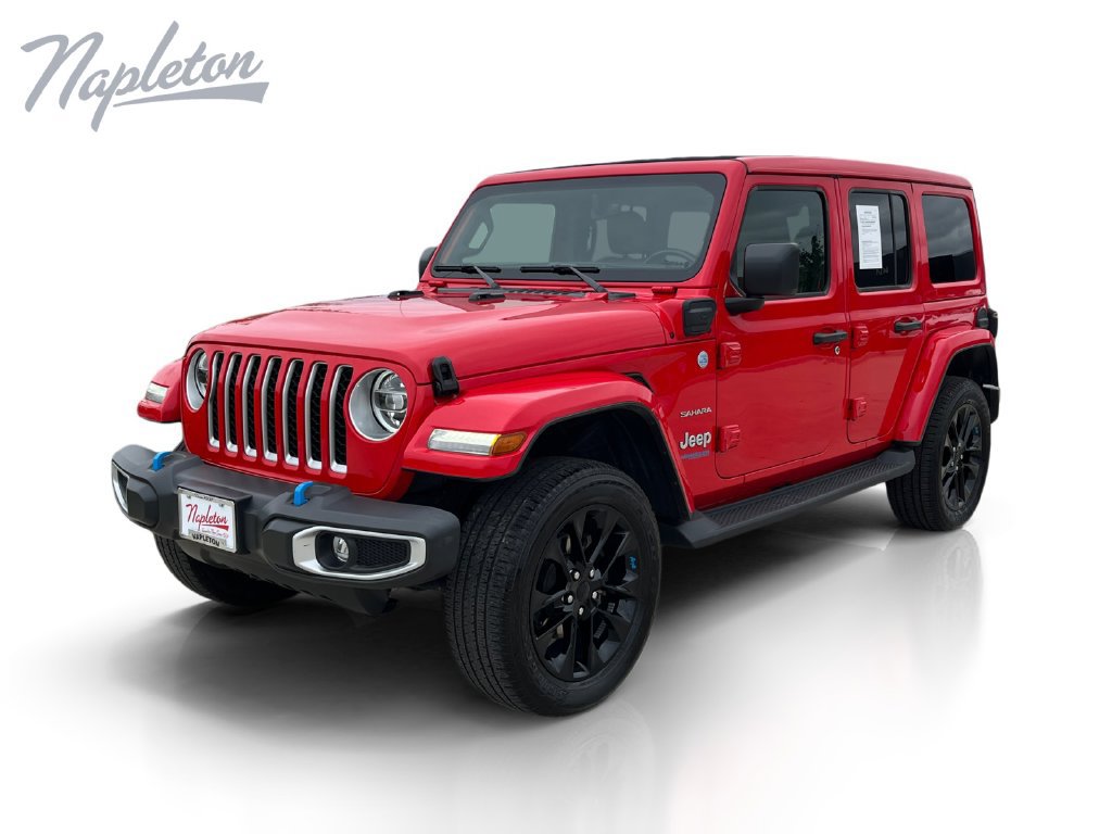Used 2022 Jeep Wrangler Unlimited Sahara w/ Cold Weather Group AWD/4WD image 1