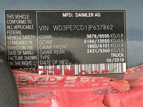 Used 2018 Mercedes-Benz Sprinter 2500 image 15