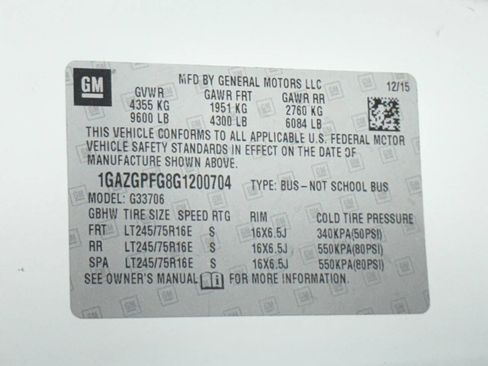 Used 2016 Chevrolet Express 3500 LT w/ LT Preferred Equipment Group image 63