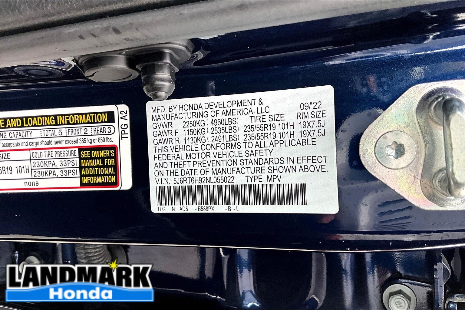 Used 2022 Honda CR-V Touring image 35