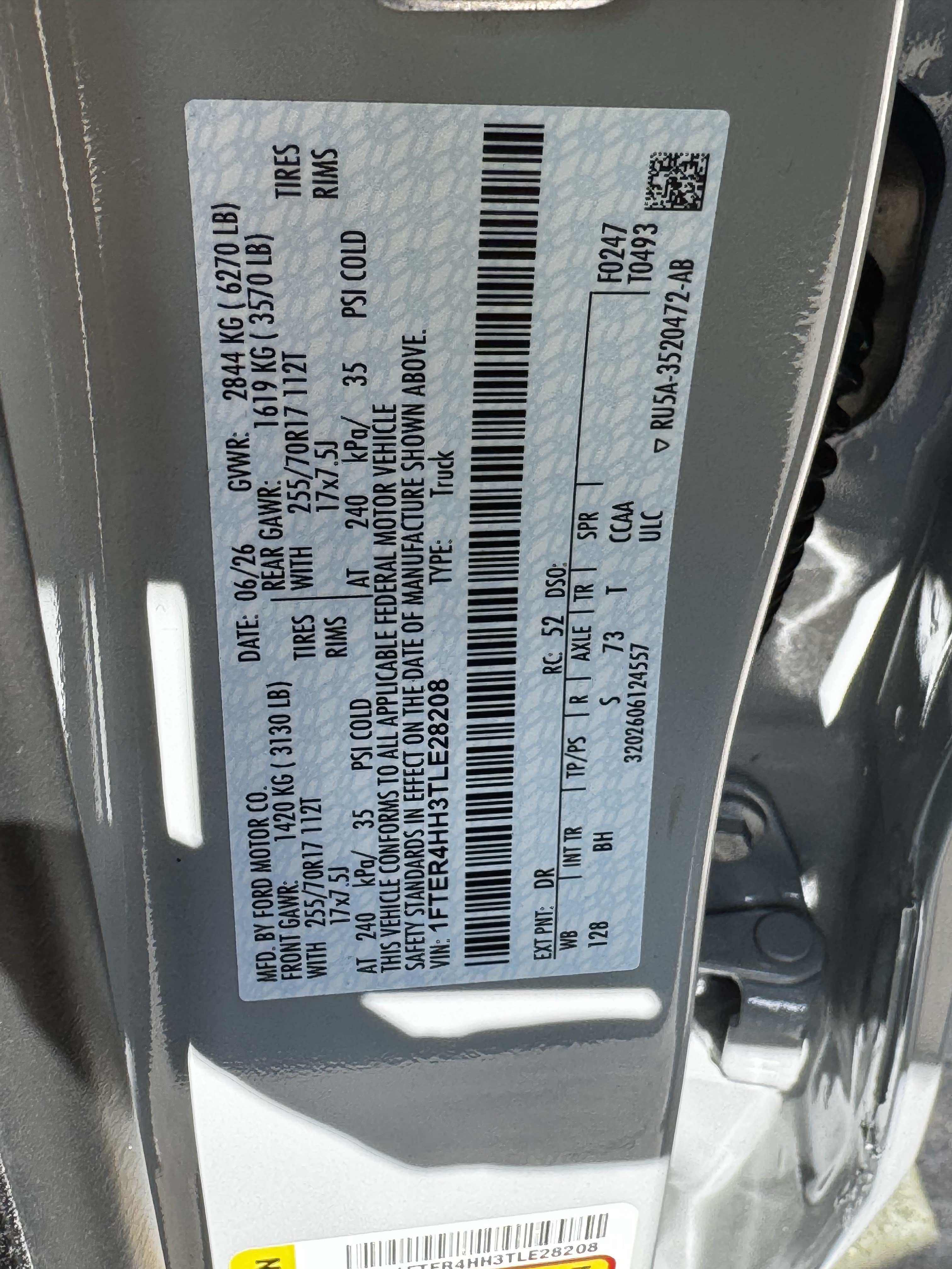 New 2026 Ford Ranger XLT w/ Equipment Group 301A High AWD/4WD image 18