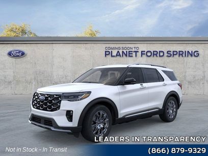 New 2026 Ford Explorer Platinum