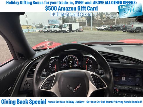 Used 2016 Chevrolet Corvette Stingray Convertible w/ Carbon Flash Badge Package image 12