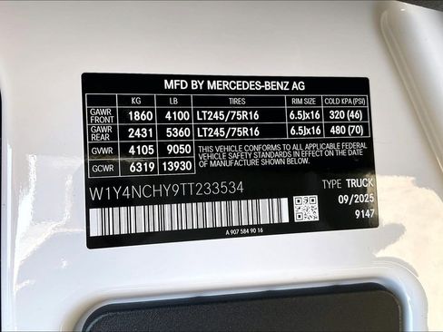 New 2026 Mercedes-Benz Sprinter 2500 image 18